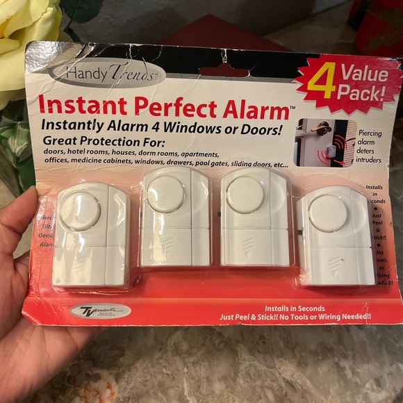 Window Door Alarm Handy Trends DIY Instant Perfect Set of 4 New - Picture 1 of 7